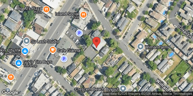 Aerial map of 154 WIMAN AVENUE, Staten Island