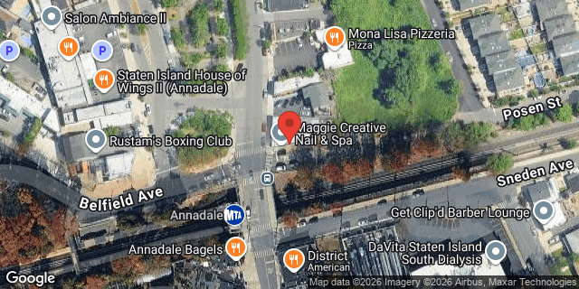 Aerial map of 855 ANNADALE ROAD, Staten Island