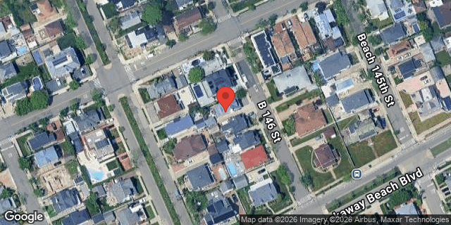 Aerial map of 223 BEACH 146 STREET, Queens