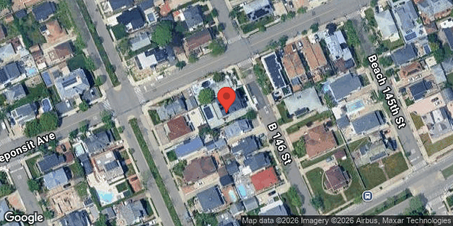 Aerial map of 227 BEACH 146 STREET, Queens
