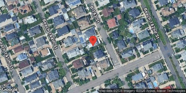 Aerial map of 315 BEACH 143 STREET, Queens