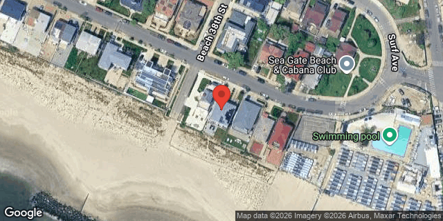Aerial map of 3742 ATLANTIC AVENUE, Brooklyn