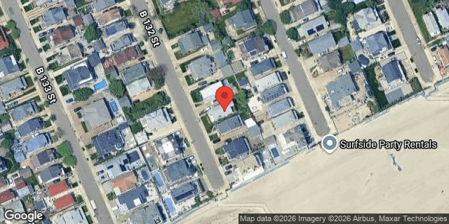 Aerial map of 144 BEACH 132 STREET, Queens