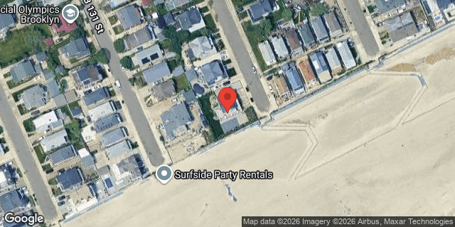 Aerial map of 133 BEACH 130 STREET, Queens