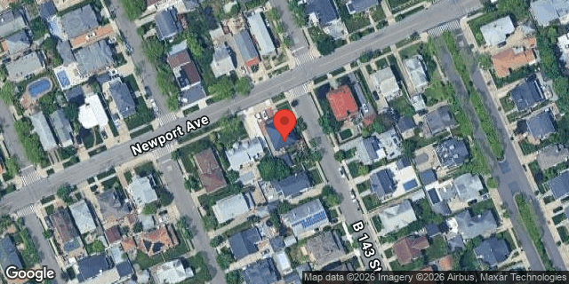 Aerial map of 353 BEACH 143 STREET, Queens