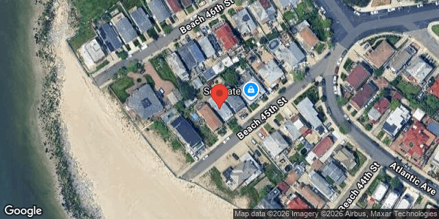 Aerial map of 4514 BEACH 45 STREET, Brooklyn