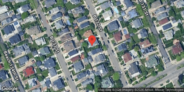 Aerial map of 227 BEACH 132 STREET, Queens