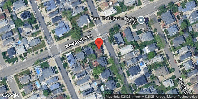 Aerial map of 134-05 NEWPORT AVENUE, Queens