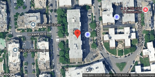 Aerial map of 3131 BRIGHTON 13 STREET, Brooklyn