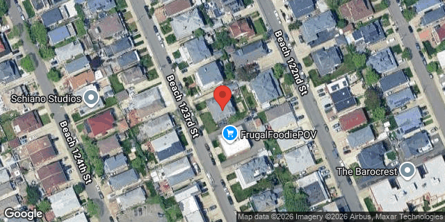 Aerial map of 158 BEACH 123 STREET, Queens