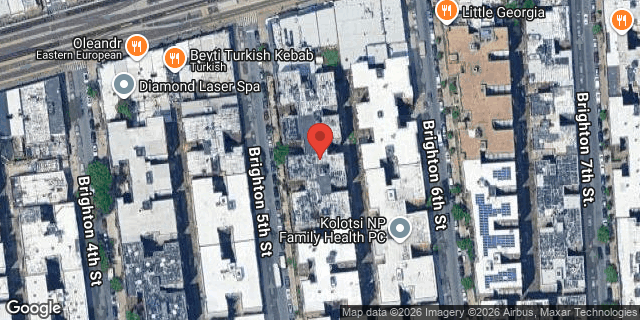 Aerial map of 3091 BRIGHTON 5 STREET, Brooklyn