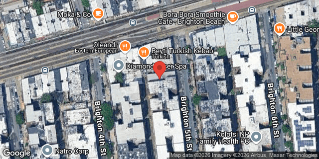 Aerial map of 3090 BRIGHTON 5 STREET, Brooklyn