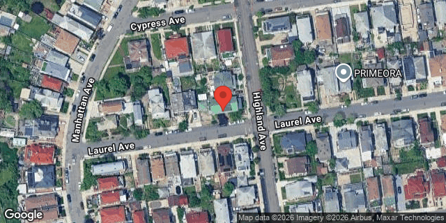 Aerial map of 4202 HIGHLAND AVENUE, Brooklyn