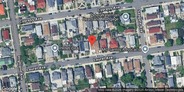 Aerial map of 3825 LAUREL AVENUE, Brooklyn