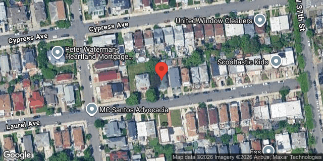 Aerial map of 3741 LAUREL AVENUE, Brooklyn