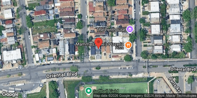Aerial map of 1605 ORIENTAL BOULEVARD, Brooklyn