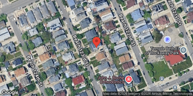 Aerial map of 228 BEACH 123 STREET, Queens