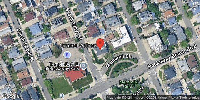 Aerial map of 120-20 ROCKAWAY BEACH BLVD, Queens