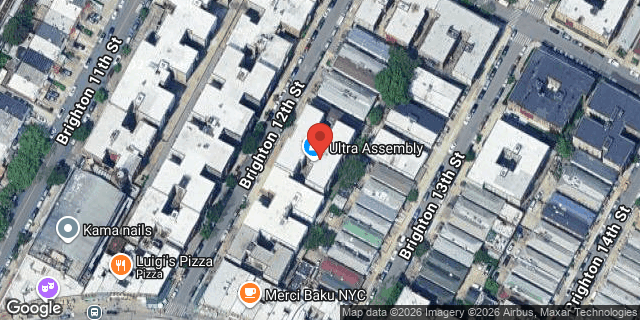 Aerial map of 3029 BRIGHTON 12 STREET, Brooklyn