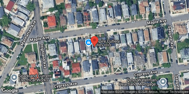 Aerial map of 3836 MAPLE AVENUE, Brooklyn