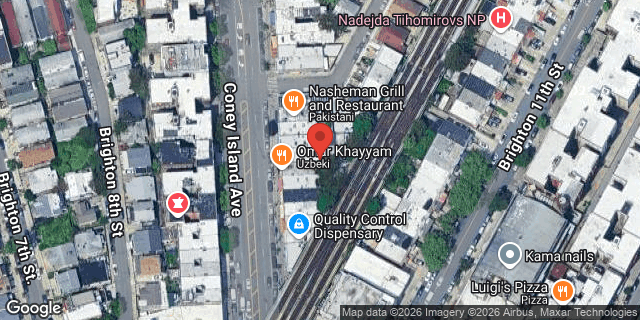 Aerial map of 3157 CONEY ISLAND AVENUE, Brooklyn