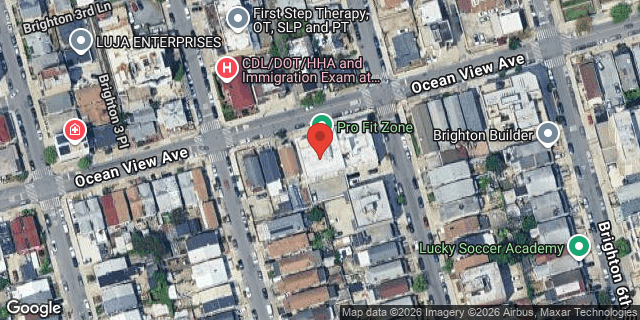 Aerial map of 412 OCEAN VIEW AVENUE, Brooklyn
