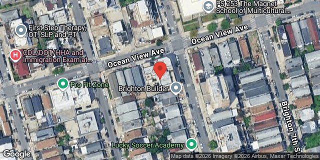 Aerial map of 524 OCEAN VIEW AVENUE, Brooklyn