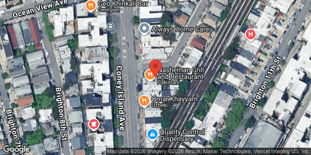 Aerial map of 3145 CONEY ISLAND AVENUE, Brooklyn