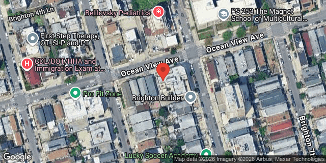 Aerial map of 520 OCEAN VIEW AVENUE, Brooklyn