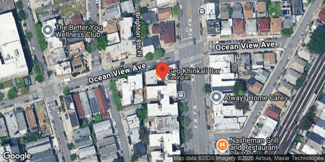 Aerial map of 3120 CONEY ISLAND AVENUE, Brooklyn