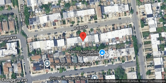 Aerial map of 3730 POLAR STREET, Brooklyn