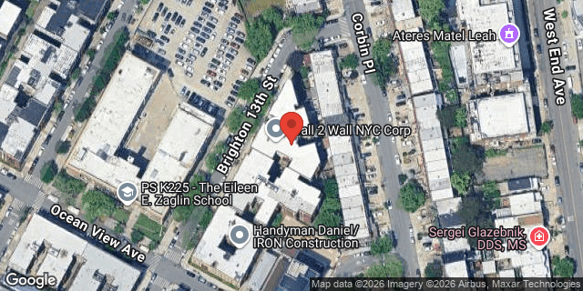 Aerial map of 2991 BRIGHTON 13 STREET, Brooklyn