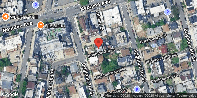 Aerial map of 47 BRIGHTON 3 COURT, Brooklyn