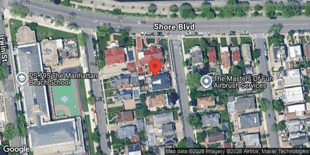 Aerial map of 110 KENSINGTON STREET, Brooklyn