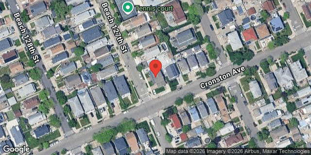 Aerial map of 126-18 CRONSTON AVENUE, Queens
