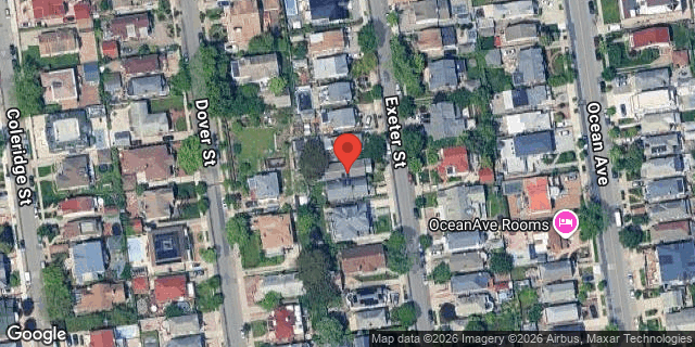 Aerial map of 50 EXETER STREET, Brooklyn