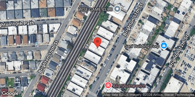 Aerial map of 80 BRIGHTON 11 STREET, Brooklyn