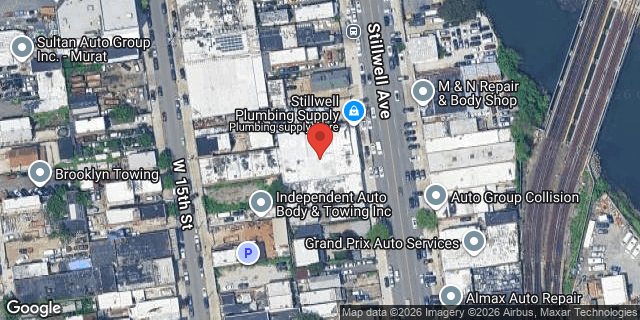 Aerial map of 2702 STILLWELL AVENUE, Brooklyn