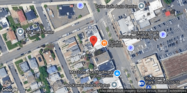 Aerial map of 265 BEACH 116 STREET, Queens