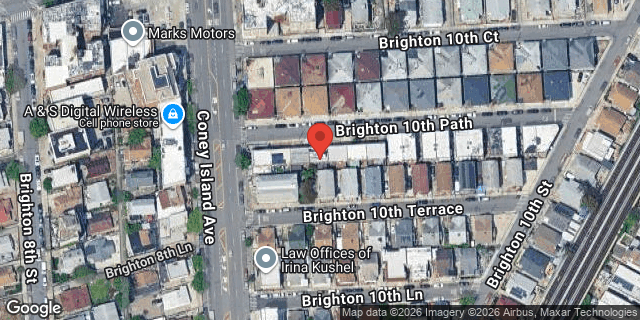 Aerial map of 8 BRIGHTON 10 PATH, Brooklyn