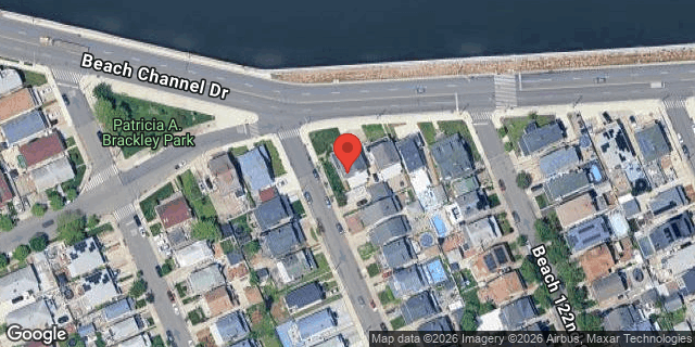 Aerial map of 122-15 BEACH CHANNEL DRIVE, Queens