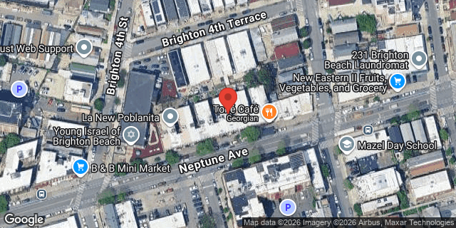 Aerial map of 275 NEPTUNE AVENUE, Brooklyn