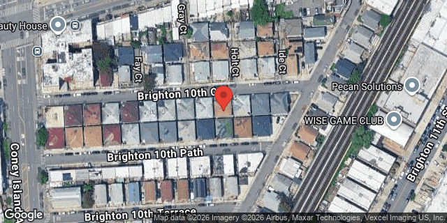 Aerial map of 20 BRIGHTON 10 COURT, Brooklyn