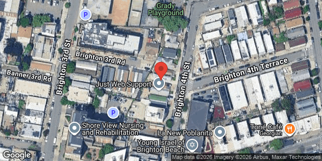Aerial map of 2842 BRIGHTON 4 STREET, Brooklyn