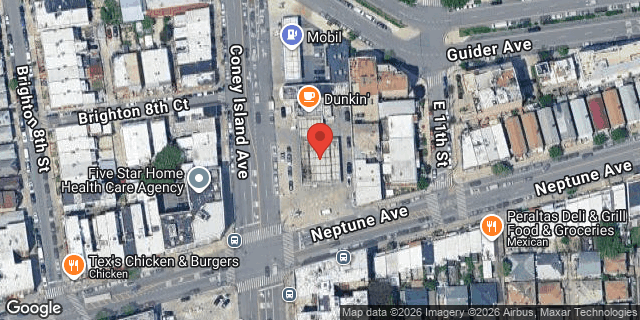 Aerial map of 3031 CONEY ISLAND AVENUE, Brooklyn