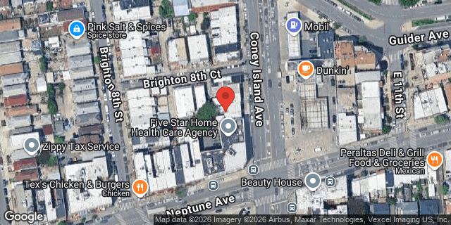 Aerial map of 3034 CONEY ISLAND AVENUE, Brooklyn