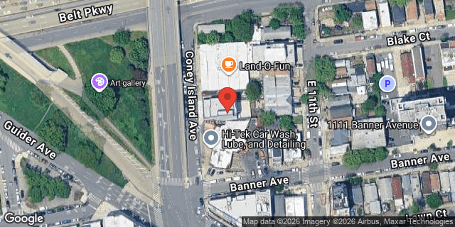 Aerial map of 2971 CONEY ISLAND AVENUE, Brooklyn