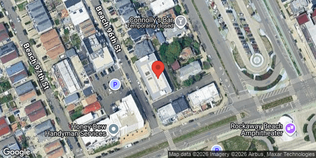 Aerial map of 142 BEACH 96 STREET, Queens