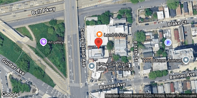 Aerial map of 2967 CONEY ISLAND AVENUE, Brooklyn