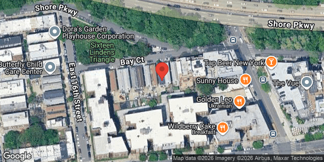 Aerial map of 3352 BAY COURT, Brooklyn